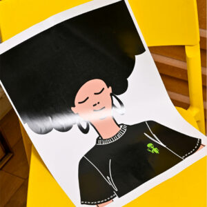 Blackblom Afro Poster - Image 1