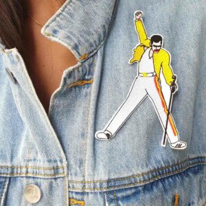 "Freddie Mercury" Iron On Patch - Image 4