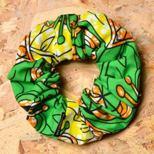 Blackblom Χειροποίητο “Africa” Scrunchie Πράσινο - Image 1