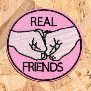 "Real Friends" Iron On Patch - Image 1