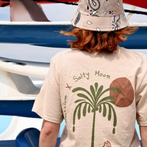 Blackblom X Salty Moon Unisex T-shirt Μπεζ - Image 2