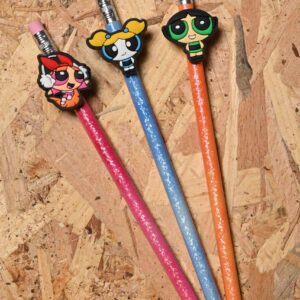 Powerpuff Girls 3 Pencil Toppers - Image 1