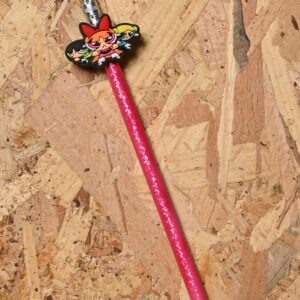 Powerpuff Angry Girls Single Pencil Topper - Image 1